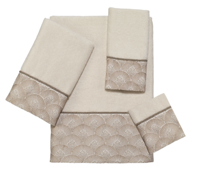 TOWEL SET DECO SHELL IVY