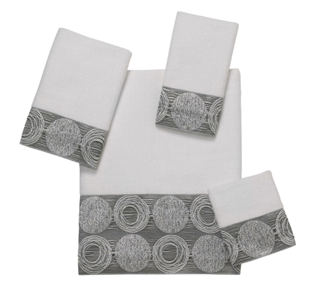 TOWEL SET WHT GALAXY 4PK