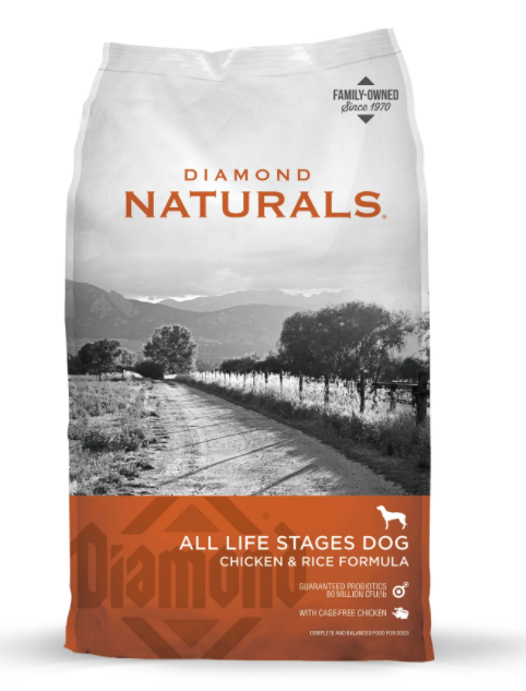 DIAMD NAT CKN/RC DOG 40#