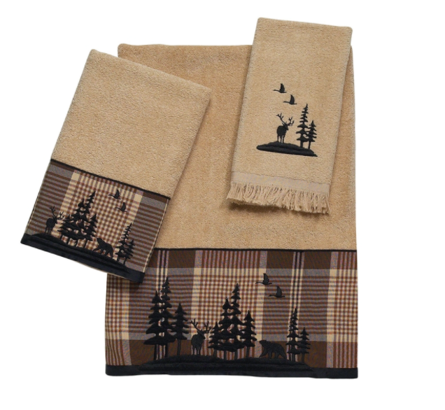 BATH TOWEL SET WOODVILLE