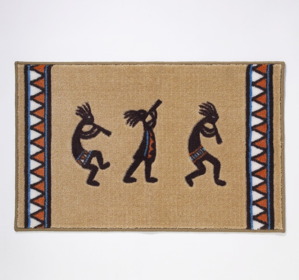 BATH RUG KOKOPELLI MULTI