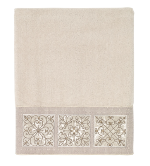 BATH TOWL IRONWORK BEIGE