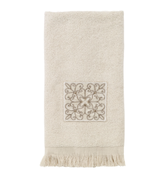 FNGRTP TOWL IRNWRK BEIGE