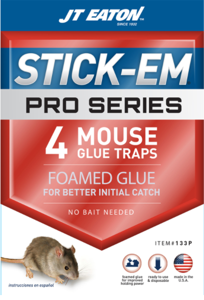 MOUSE GLUE TRAP PRO 4PK