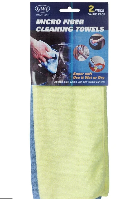 MICROFIBER CLOTH 2PK.