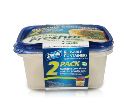 FOOD STR SQR 5CP 2PK