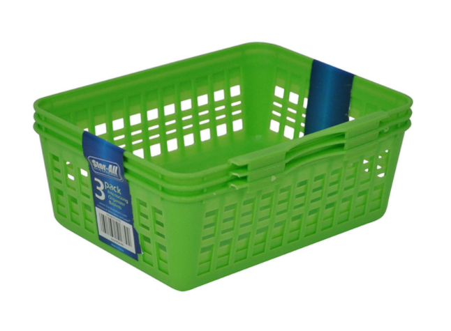 BASKET INTRLCK SMALL 3PK