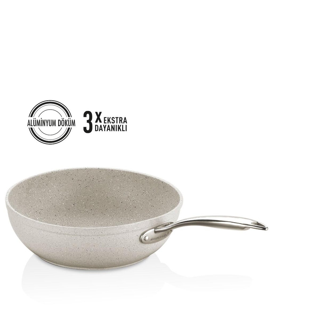 A1267 Granita Alu. Wok 28x8.5cm