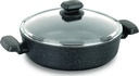 A1843 Ornella Alu. Low Casserole 24x6,5 cm