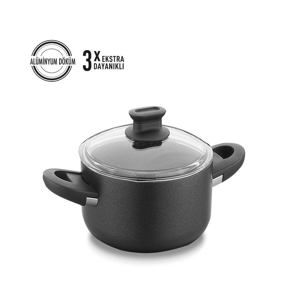 A2873 Lina Casserole 24x12,5 - Black