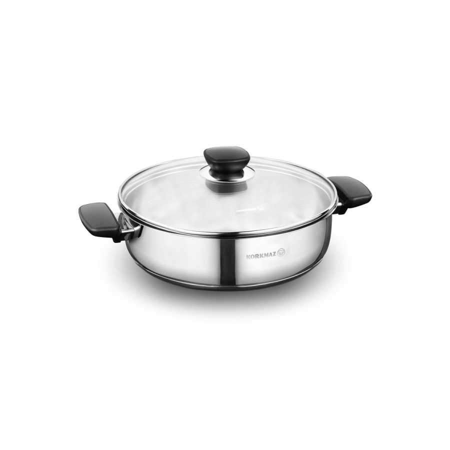 A1691-1 Kappa Low Casserole 26x8.5 cm / 4.5 l. - Black