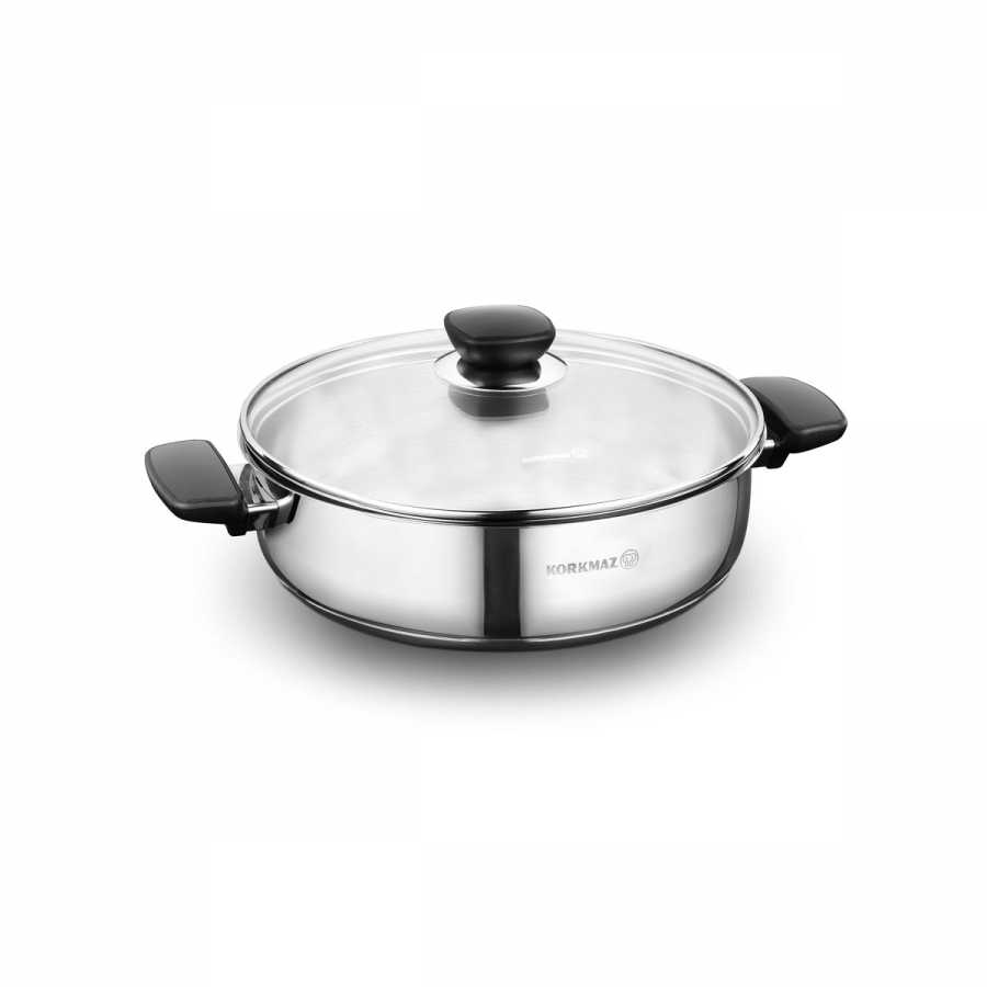 A1692-1 Kappa Low Casserole 28x9 cm / 5.5 l. - Black