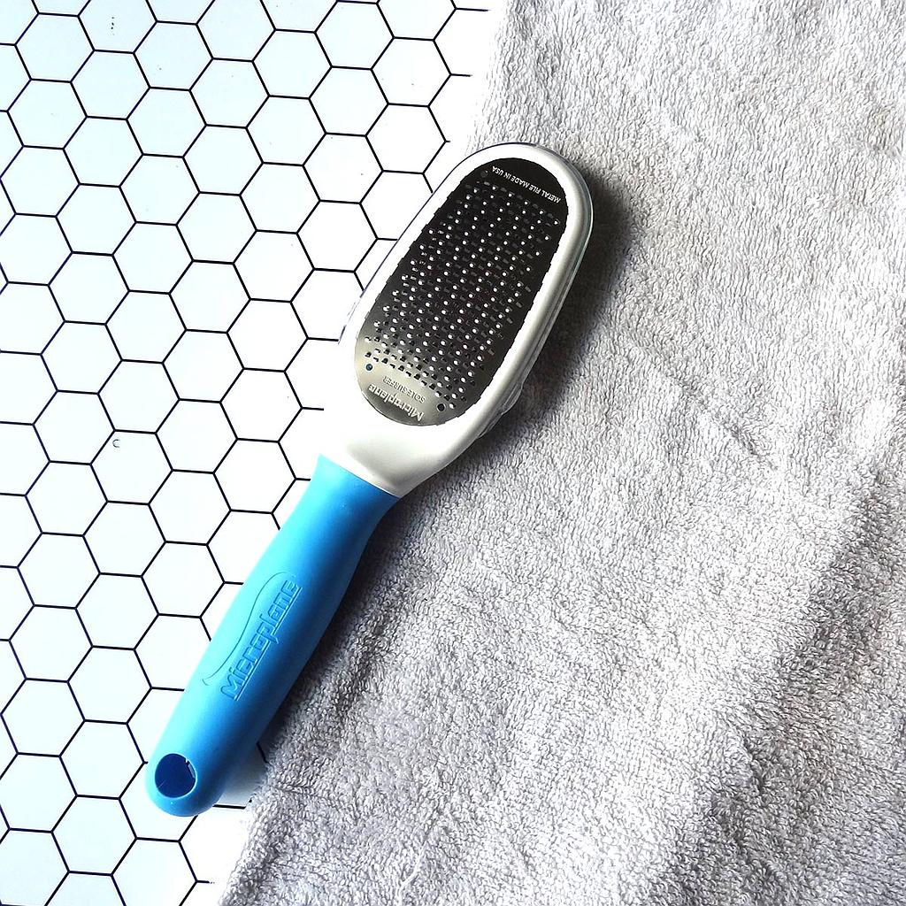 FOOT FILE BLU/WHITE  1PK                