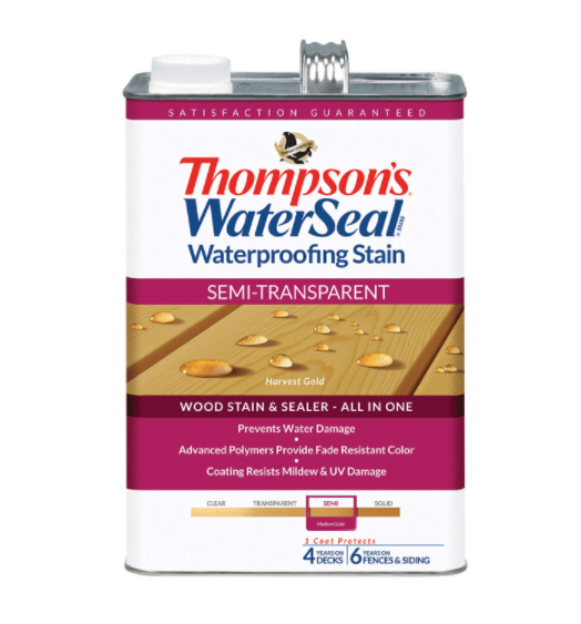 STAIN WTRPRF S-T GOLD GL                