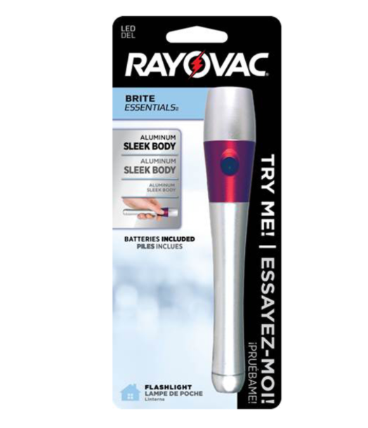 FLASHLIGHT LED 60L SLVR                 