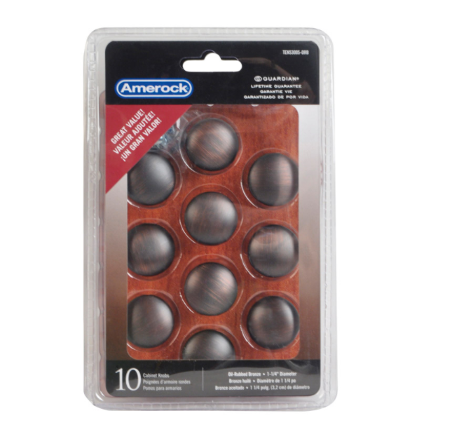 KNOBS 1-1/4 ORB 10 PK                   