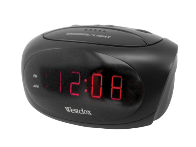 CLOCK ALARM 0.6" LED                    