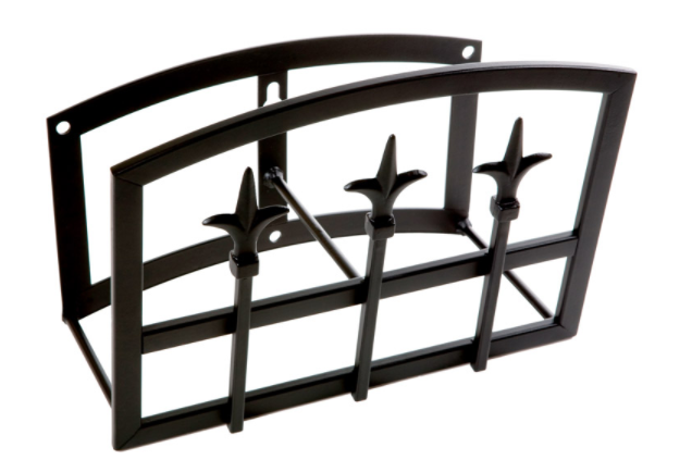 HOSE HANGER FINIAL BLACK                