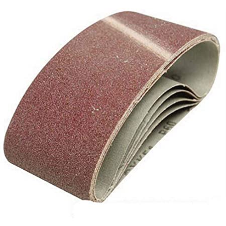MEDIUM SANDPAPER BELT 120 GRIT 5PCS