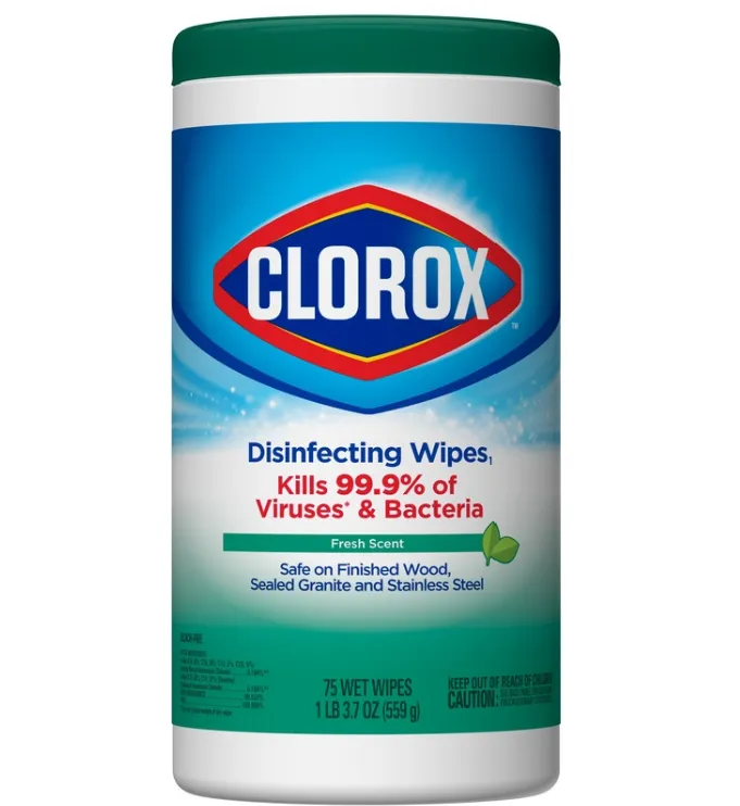 Clorox Disinfecting Wipes 75PK