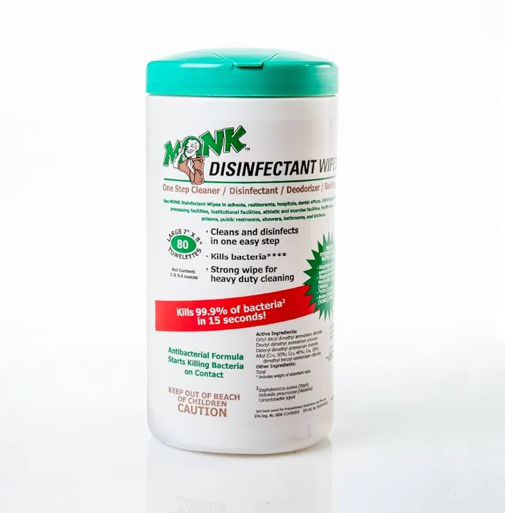 Monk Disinfecting Wipes 80PK