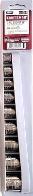 CM SCKT ST 9PC 3/8DR MM