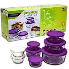 FOOD CONTAINER&LID 16PC