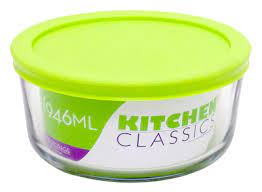 DISH/LID RND GLS 4CP