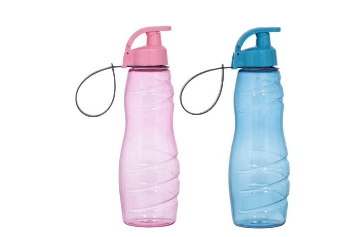 0.75 lt Sports Bottle with Hanger - Mix Coloured- PC