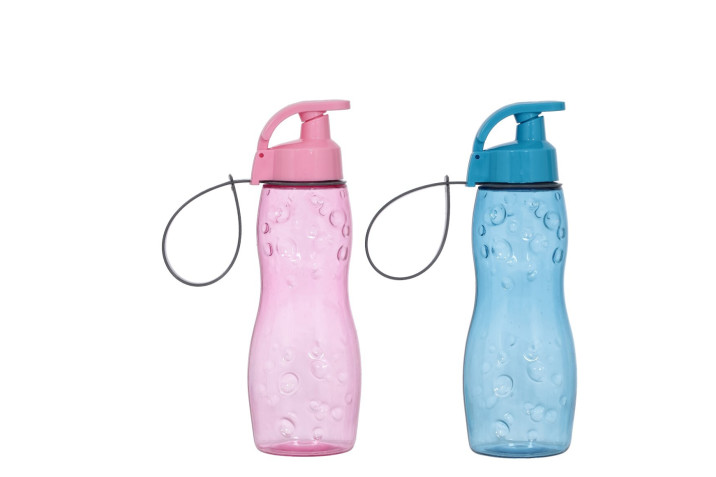0,5 lt Sports Bottle with Hanger, - Mix Coloured
