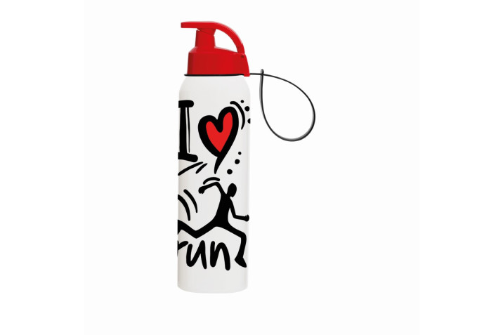 0.75 lt Sports Bottle with Hanger- Run