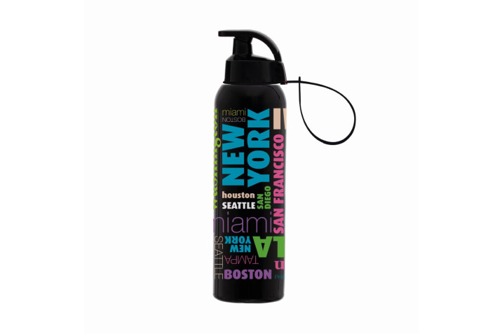 0.75 lt Sports Bottle with Hanger-New york