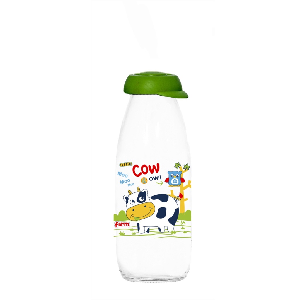 500 cc Decorated Bottle-Farm