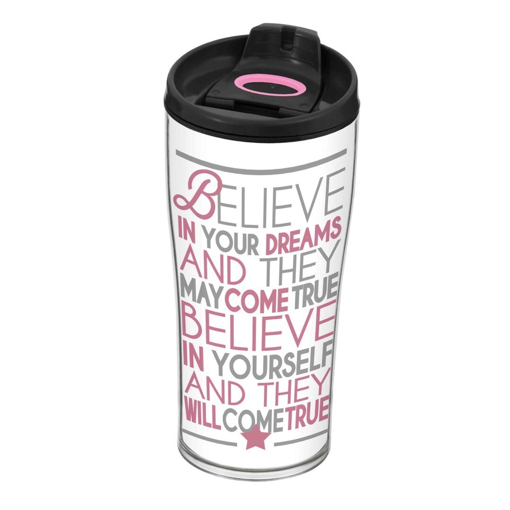 440 cc Decorated Coffee Mug-Believe