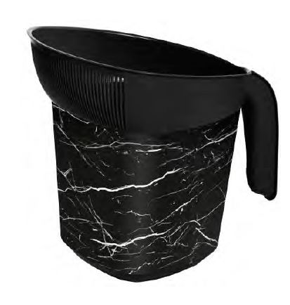 Decorated Rice Strainer-Marble