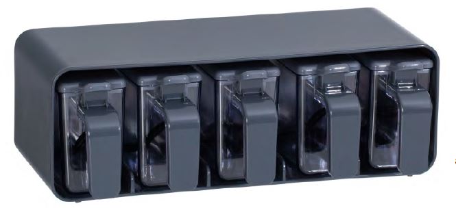 5 Piece Spice Set-Grey-PVC