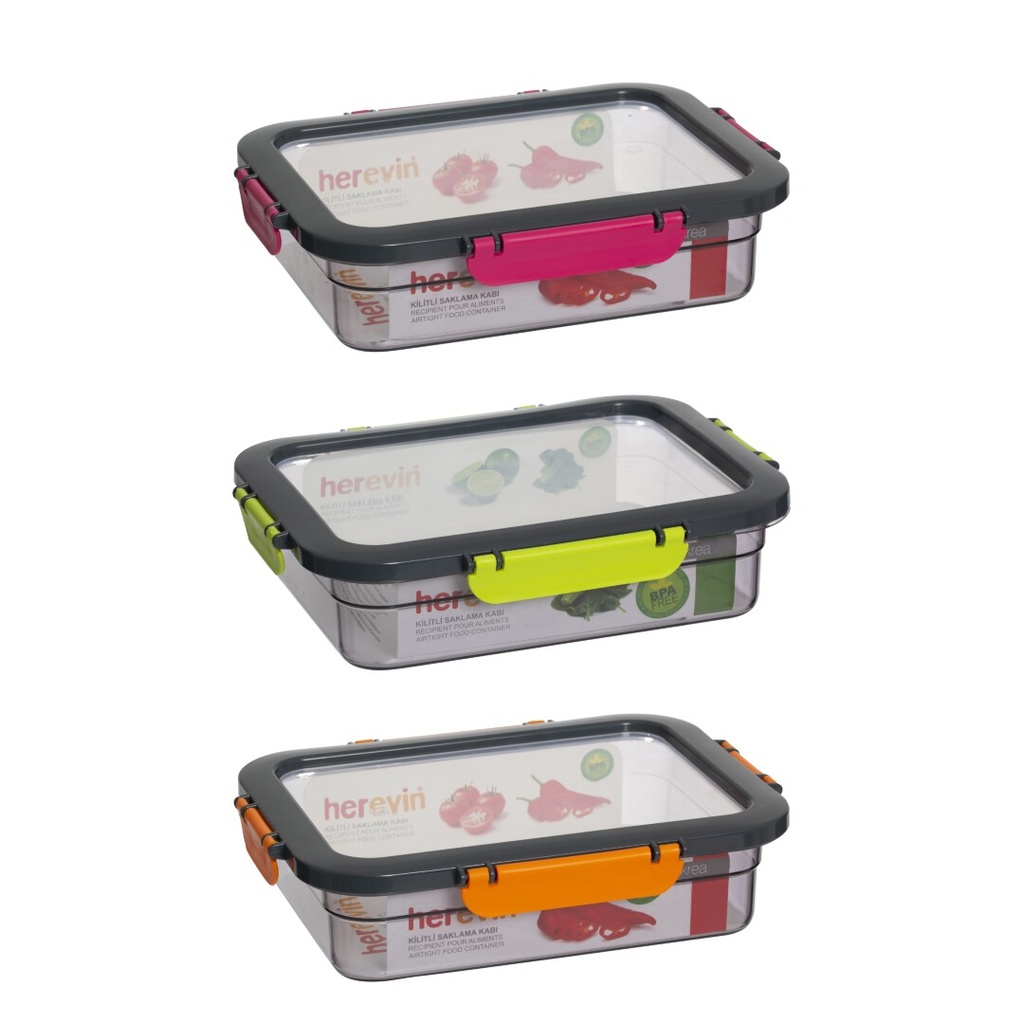 1.3 lt Airtight Food Container -Combine Colours