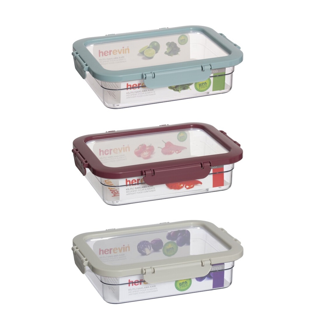 1.3 lt Airtight Food Container - Nordic Colour