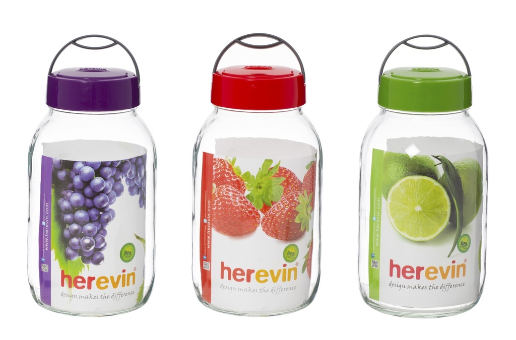 3 lt Plain Jar - Mix Colour