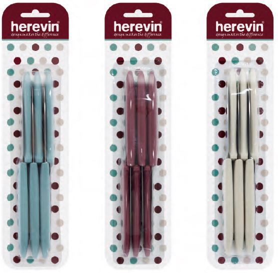 6 Pcs 9cm Knife Set With PVC Box-Nordic Colour-Mix