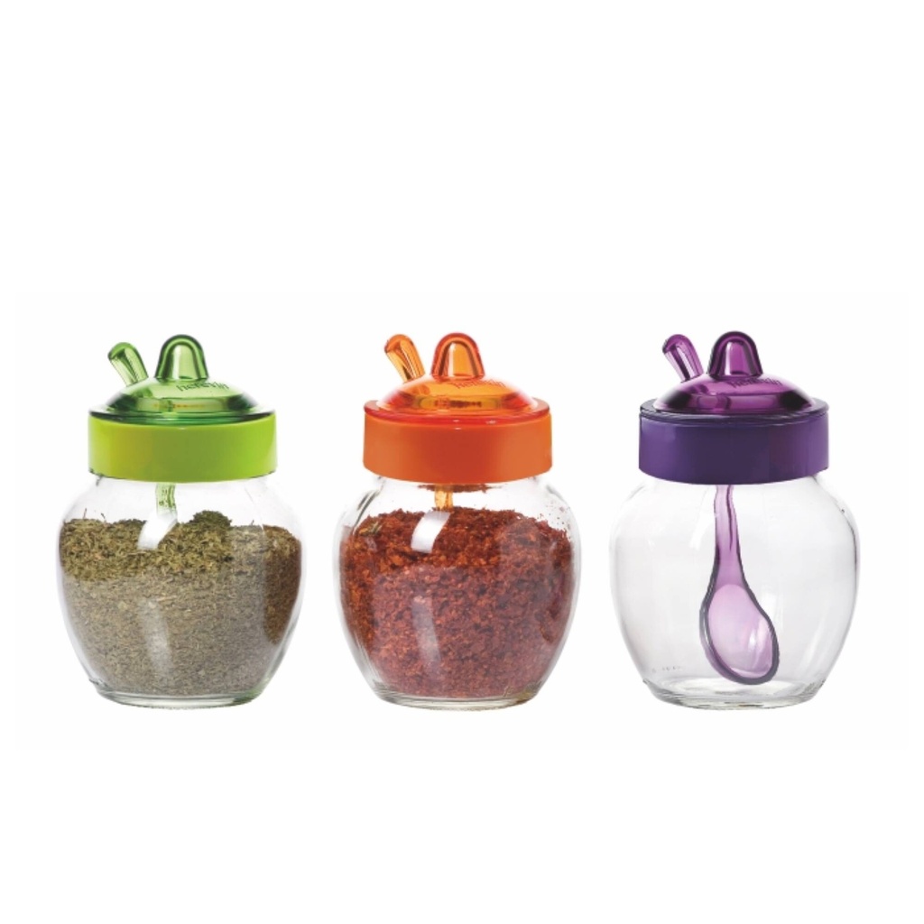370 cc Sauce-Spice Jar With Spoon