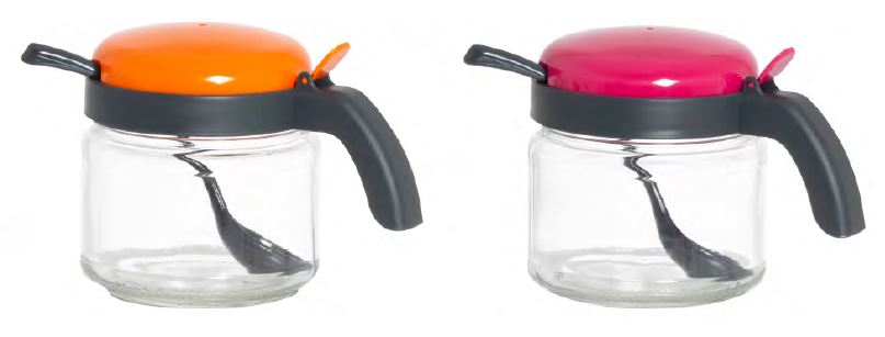 300 cc Spice Jar Set With Spoon-Combine Colours