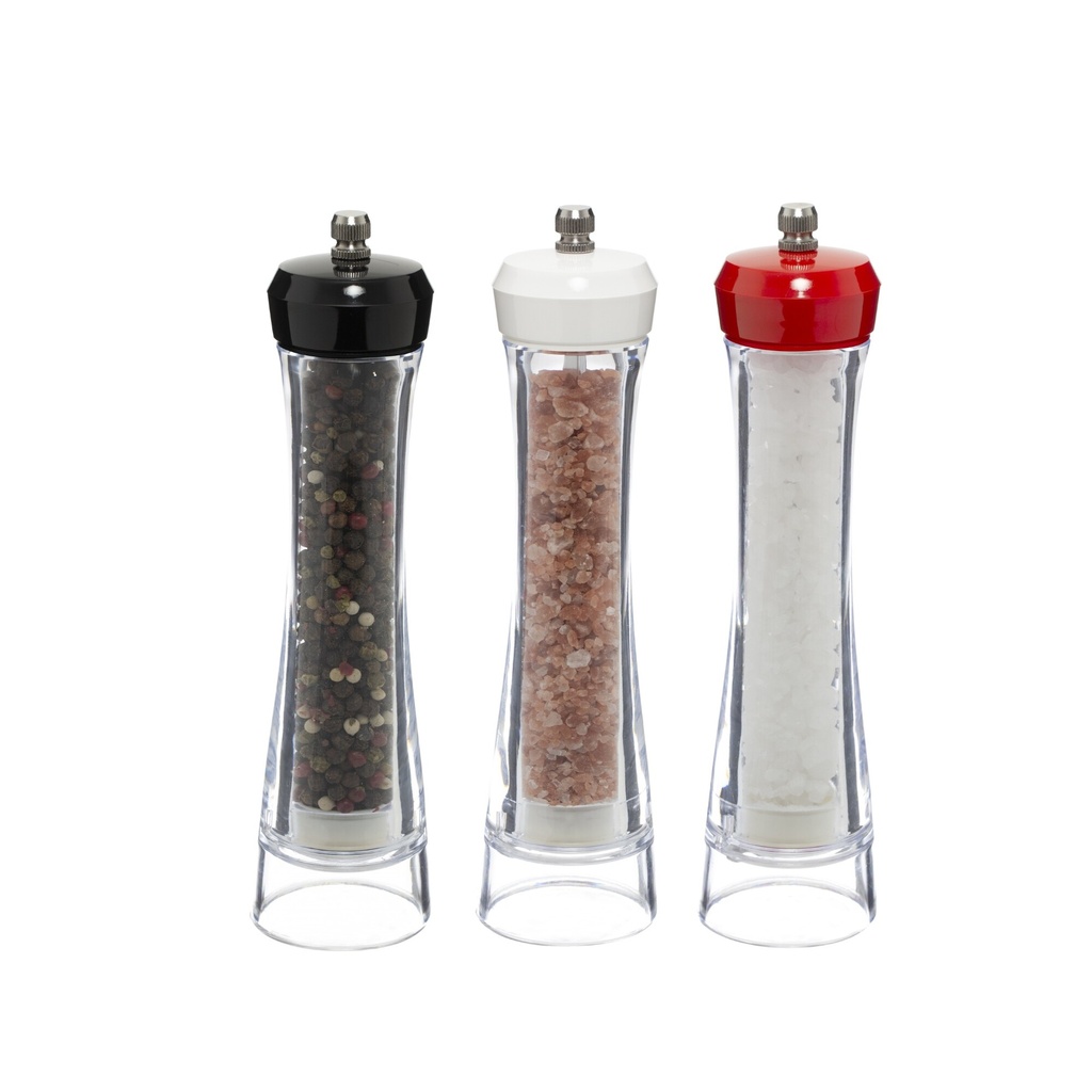 21cm Grinder-Naturel Body-Opague Lid-Mix-PVC Box