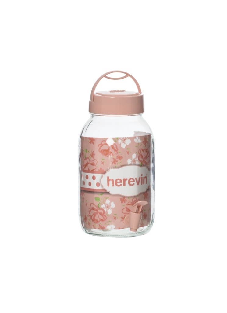 3 lt Beverage Dispenser -Soft Pink-TM