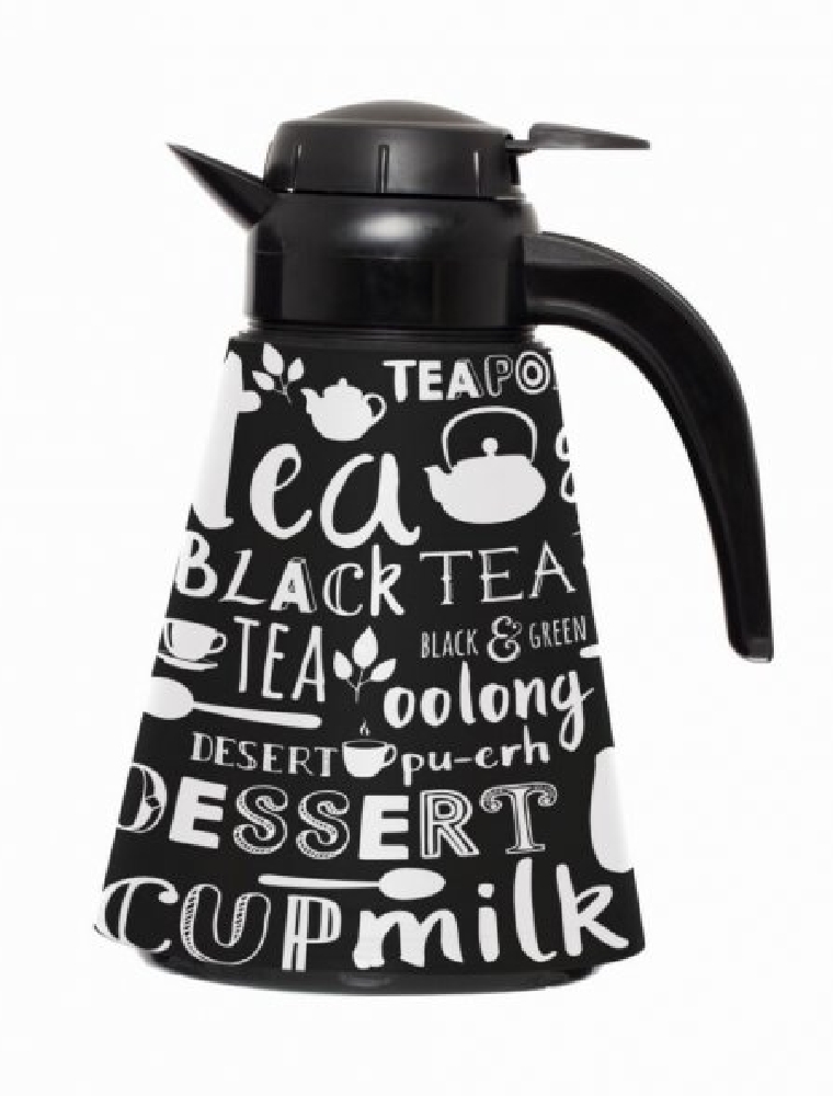 1,2 lt Conical Thermos - Brown Tea Time