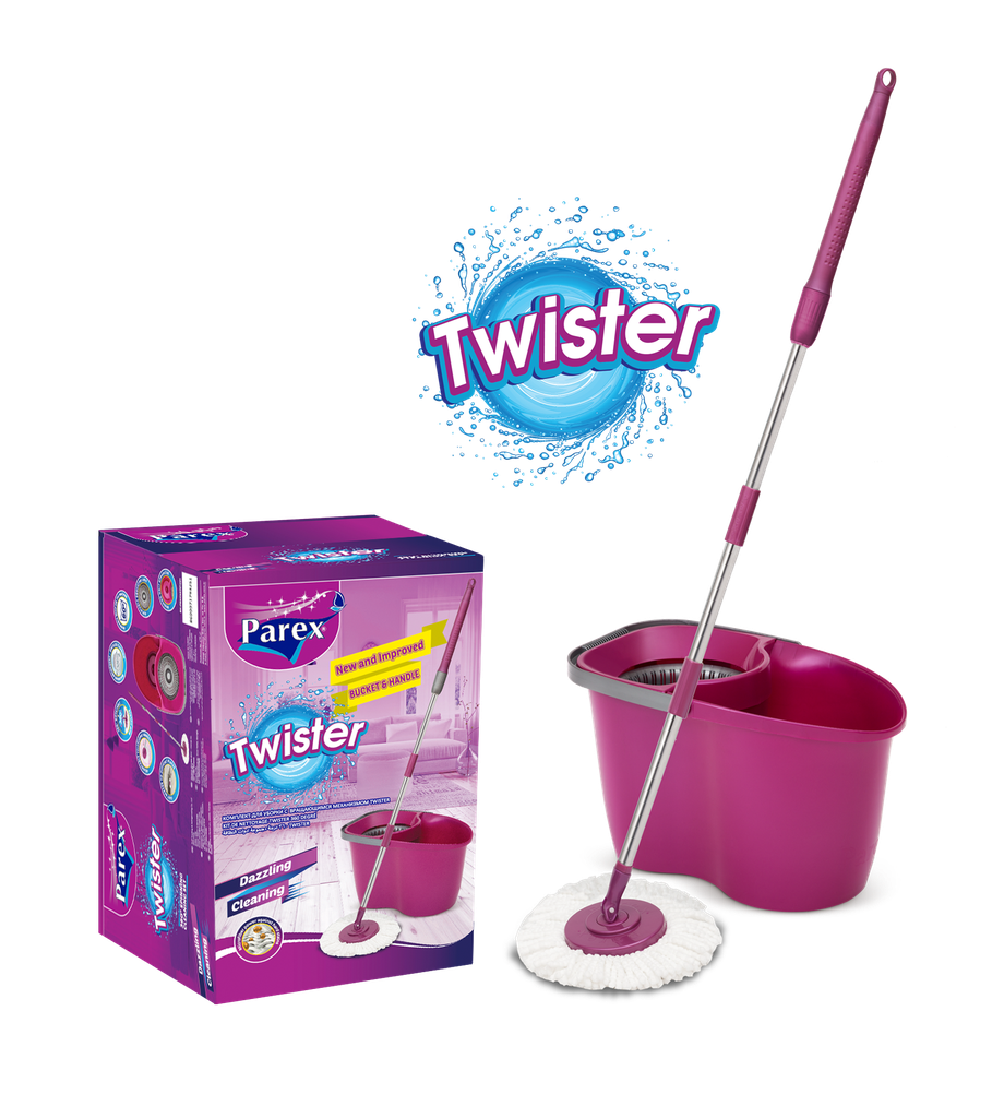 PAREX TWISTER 360 DEG. SPINNING CLEANING SET