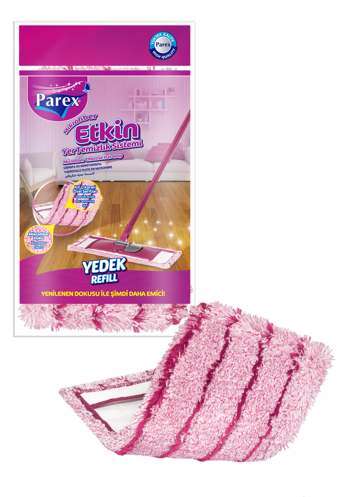 PAREX EFFECTIVE MICROFIBER  FLAT MOP -REFILL