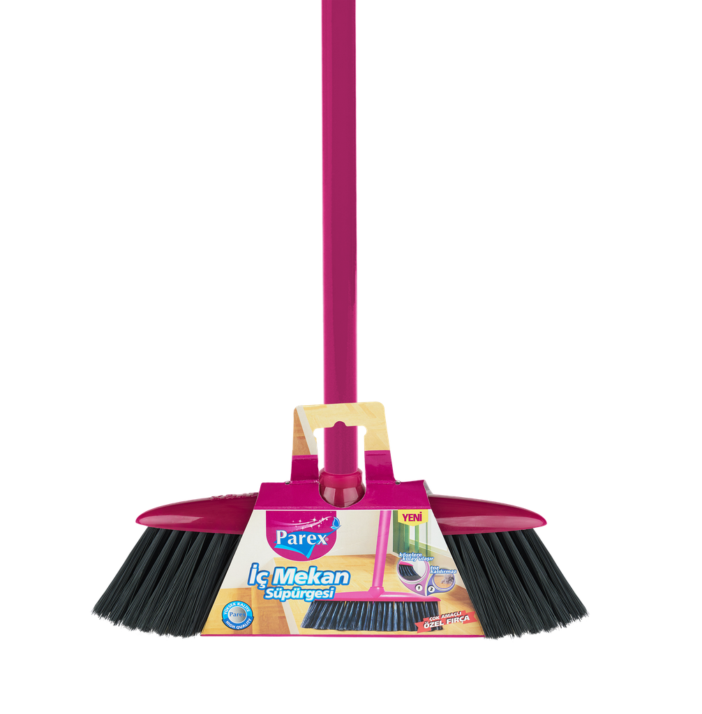 PAREX INDOOR BROOM WITH HANDLE