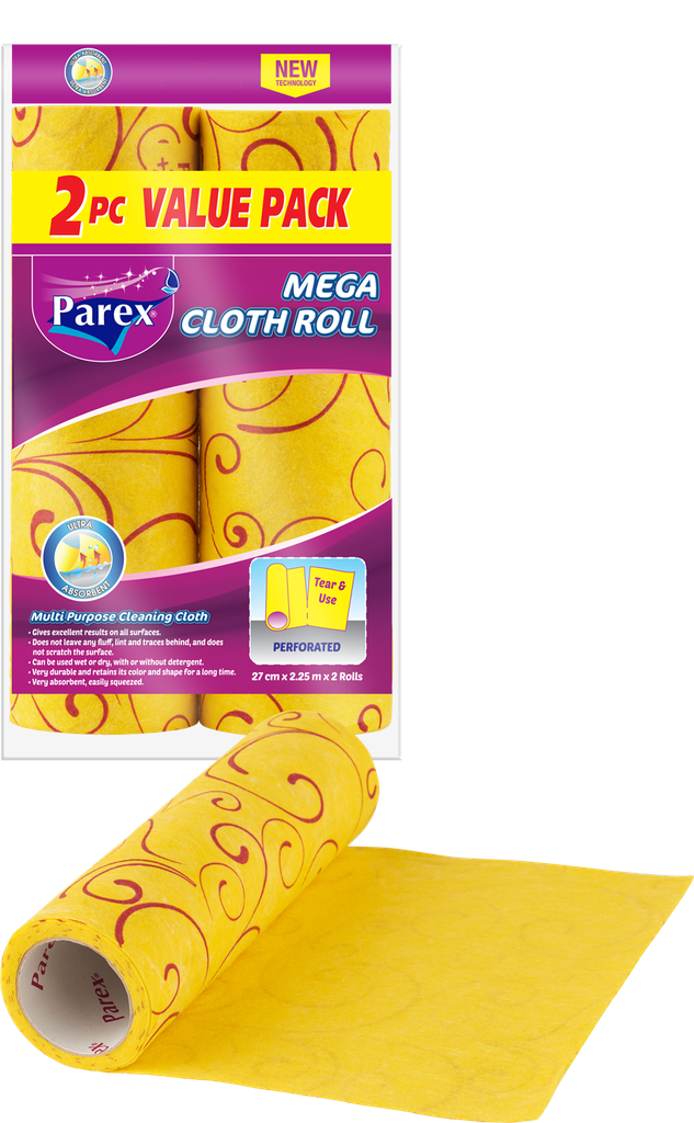 PAREX MEGA ROLL  CLOTHS  (2PIECES)