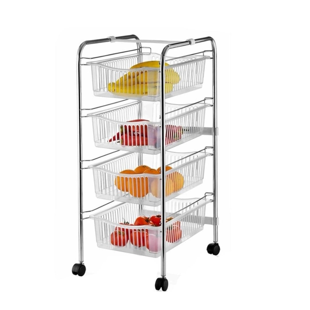 PLASTIC 4 TIER RACK 